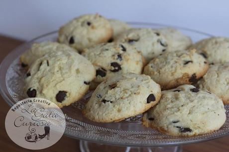 GALLETAS DE MAZAPAN Y PEPITAS DE CHOCOLATE