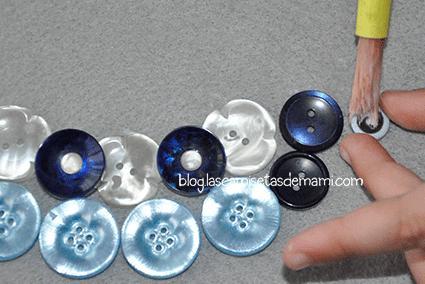 DIY: Un collar de botones collar botones