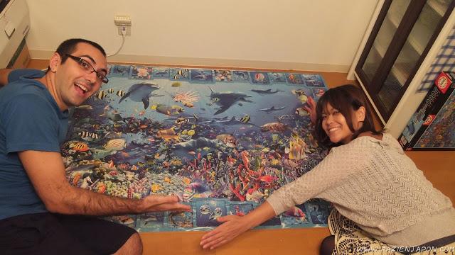 Azotados por el poderoso tifón num 18 （台風１８号）