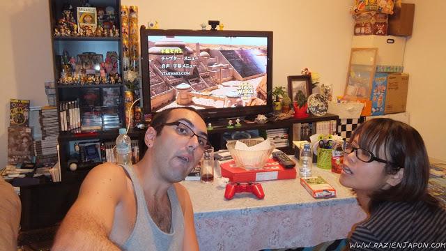 Azotados por el poderoso tifón num 18 （台風１８号）