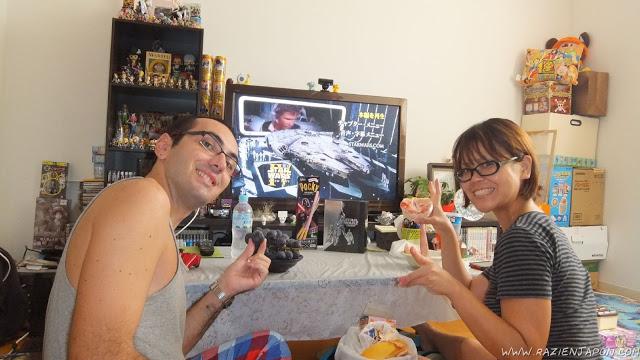 Azotados por el poderoso tifón num 18 （台風１８号）