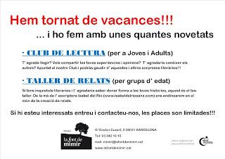 Talleres en La Font de Mimir