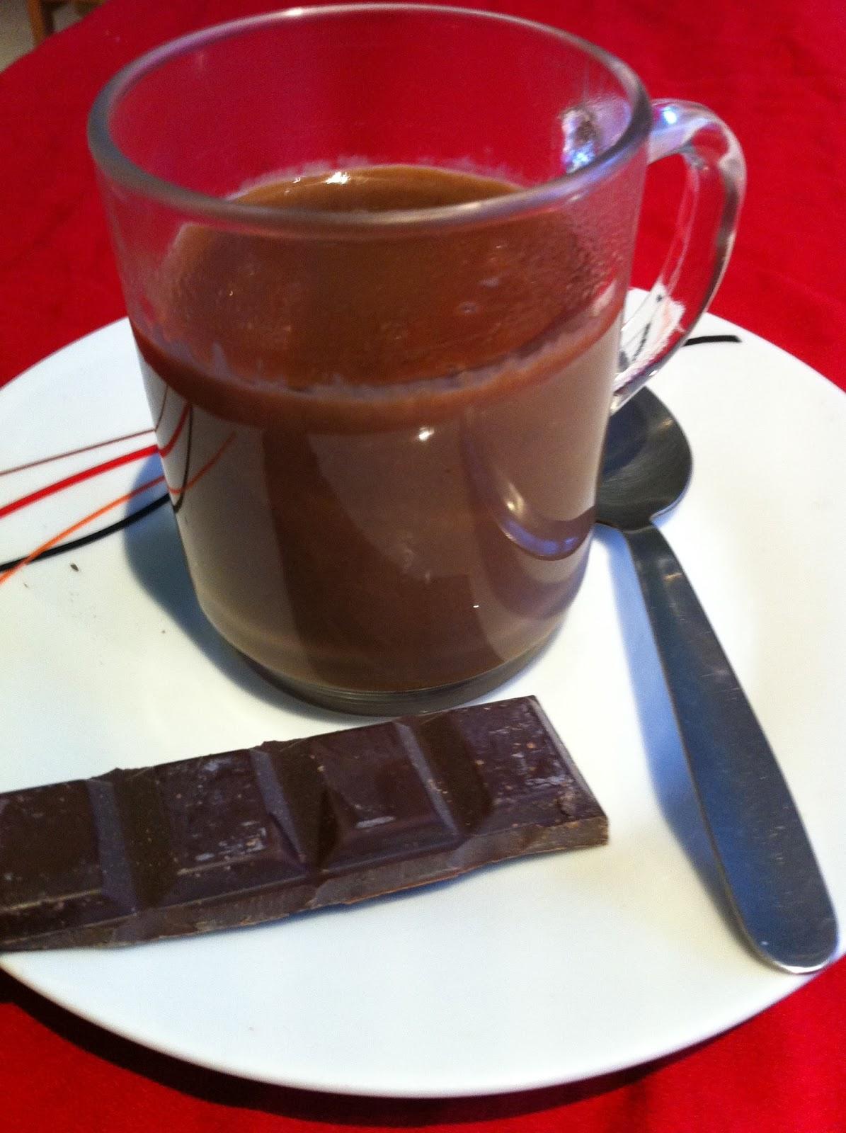 Chocolate caliente de cumpleaños (a la taza)