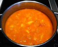 Marmitako con calamares.