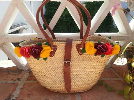 DIY CAPAZO FLORES FIELTRO