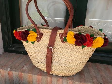 DIY CAPAZO FLORES FIELTRO