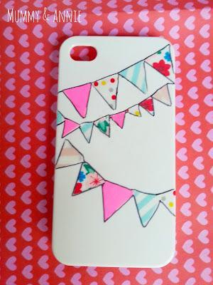 DIY: WASHI MOBILE CASE