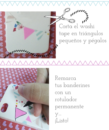 DIY: WASHI MOBILE CASE