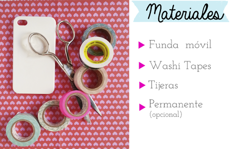 DIY: WASHI MOBILE CASE