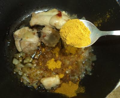 Arroz y Pollo al Curry y Ras Al Hanout
