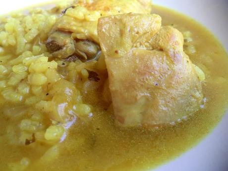 Arroz y Pollo al Curry y Ras Al Hanout