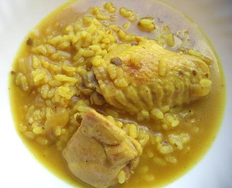 Arroz y Pollo al Curry y Ras Al Hanout
