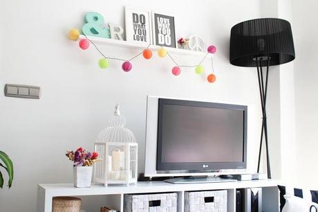 Mi salón con toques colorful!