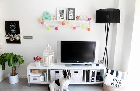 Mi salón con toques colorful!