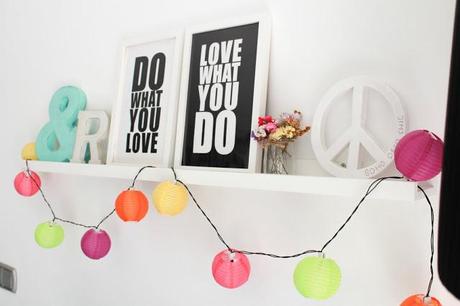 Mi salón con toques colorful!