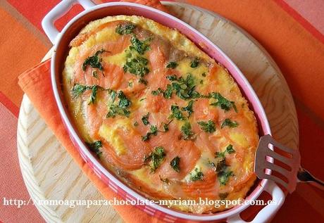 CALABACINES CON SALMÓN AHUMADO CALABACINES CON SALMÓN AHUMADO