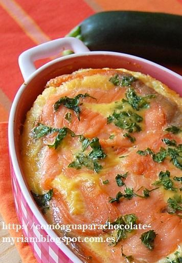 CALABACINES CON SALMÓN AHUMADO CALABACINES CON SALMÓN AHUMADO