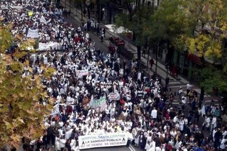 Marea Blanca: la sanidad pública no se vende, se defiende