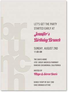 Cómo... organizar un Brunch