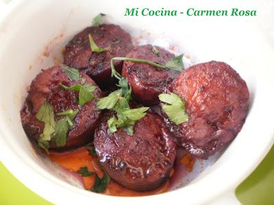 CHORIZO AL VINO TINTO