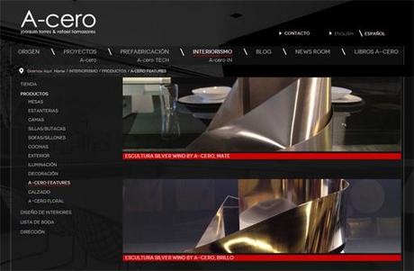 A-cero Features, artículos de diseño en A-cero In