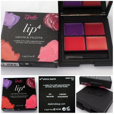 SLEEK Lip4 Mardi Gras