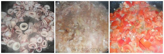 ARROZ CALDOSO CON CALAMARES