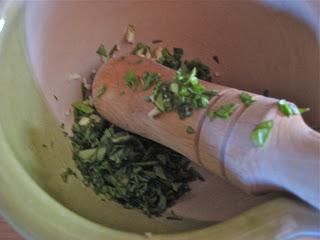 TALLARINES AL PESTO DE NUECES