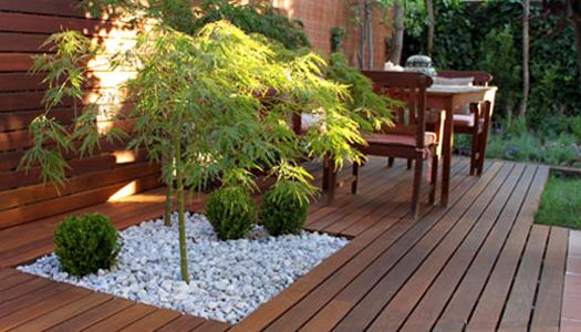 Jardín de diseño con ampliación de porche - Paperblog
