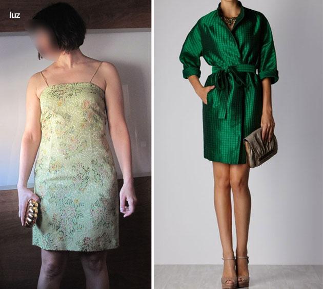 ¿Cómo me lo pongo?: Rescatando un vestido verde