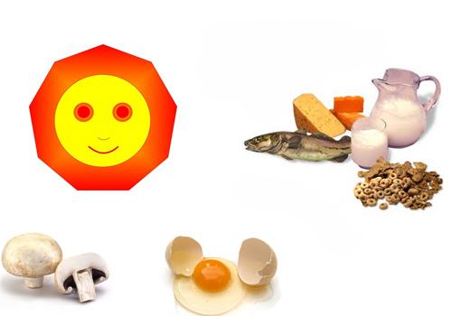 el sol y alimentos que la contienen