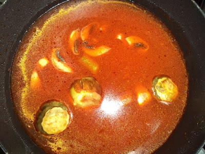 Arroz con Berenjena de Pueblo, Ajos Tiernos y Tomate Seco