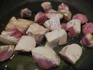 Timbal de solomillo Ibérico con puré y verduras-Receta para niños