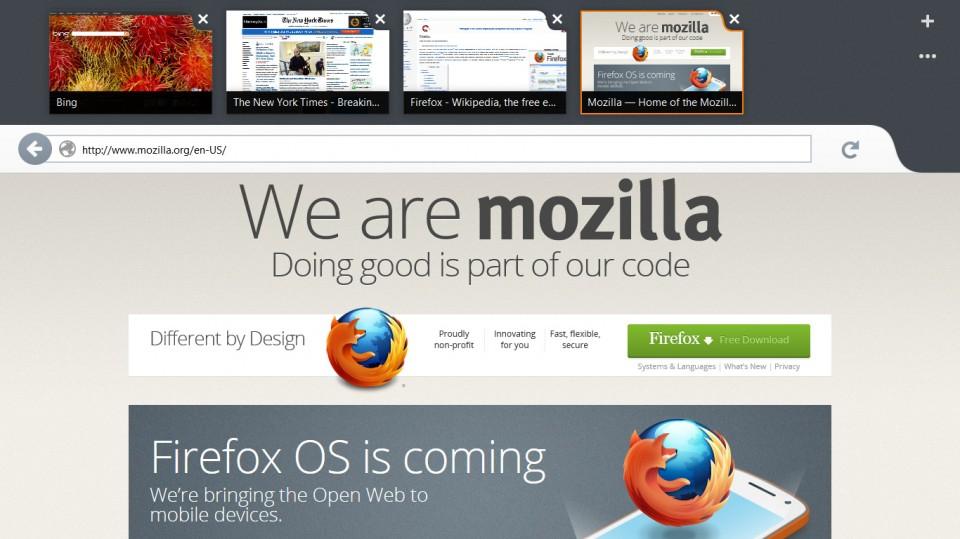 Firefox estilo Windows 8 sera lanzado en enero