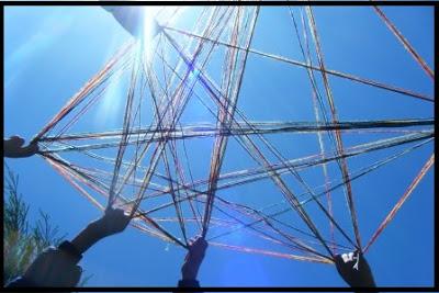 Imágenes abstractas de la TELA DE ARAÑA.