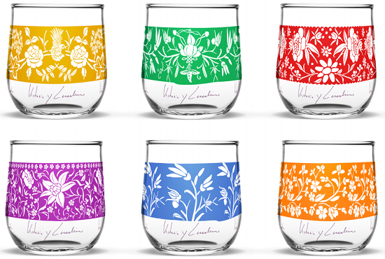 Nueva colección de hermosos vasos Nocilla por los diseñadores Victorio y Lucchino