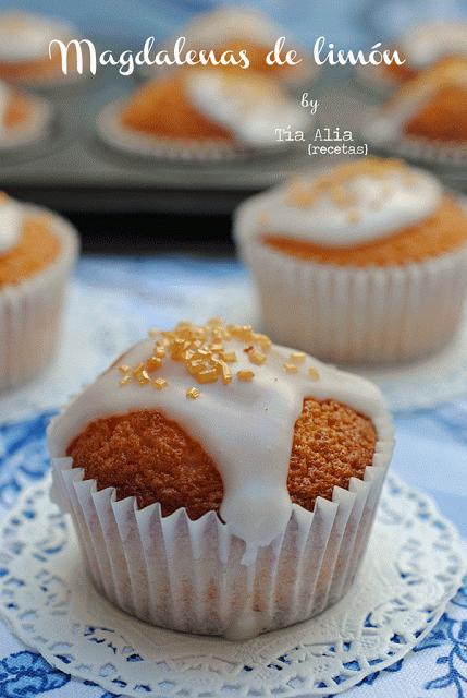 Magdalenas de limón