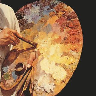 colores en la paleta