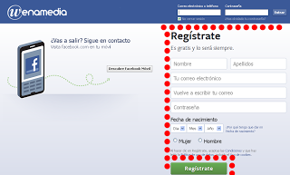 Como registrarse en facebook?