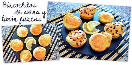 Bizcochitos de avena y limón fitness