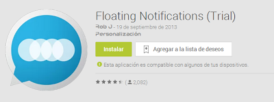 Floating Notifications (Full) v 1.6 APK