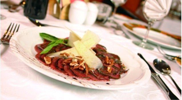 carpaccio de ahumados con queso