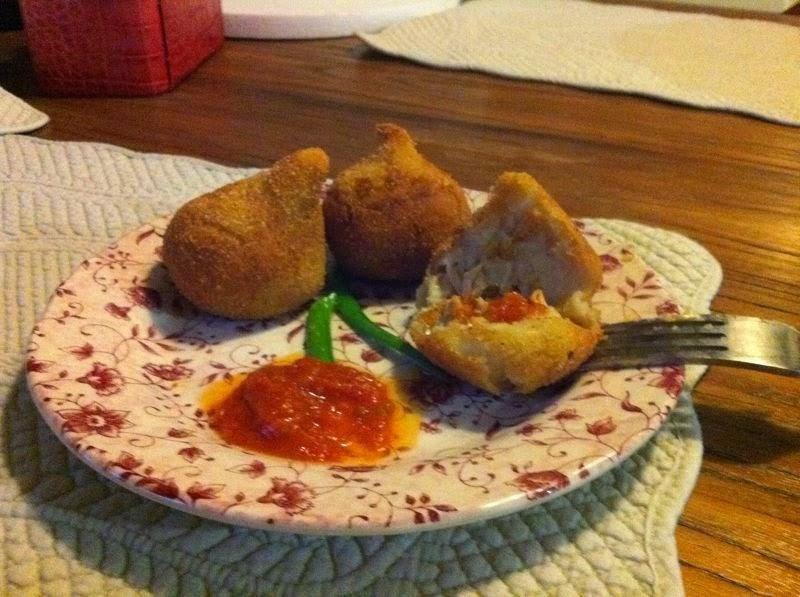 Coxinhas. Receta Brasileña.