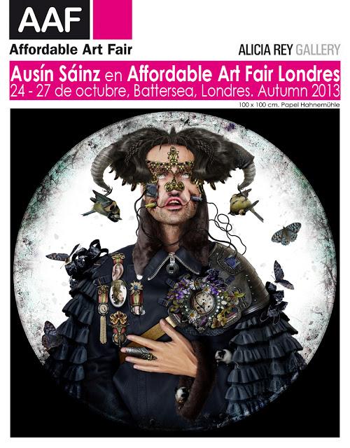 Affordable Art Fair Londres, Alicia Rey Gallery y Ausín Sáinz.