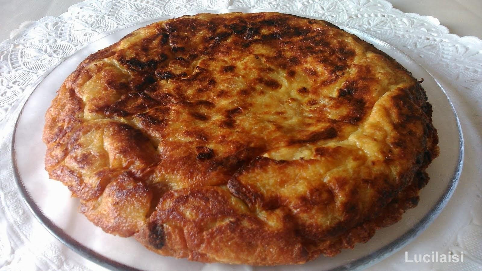 Tortilla de pan, canela y pasas