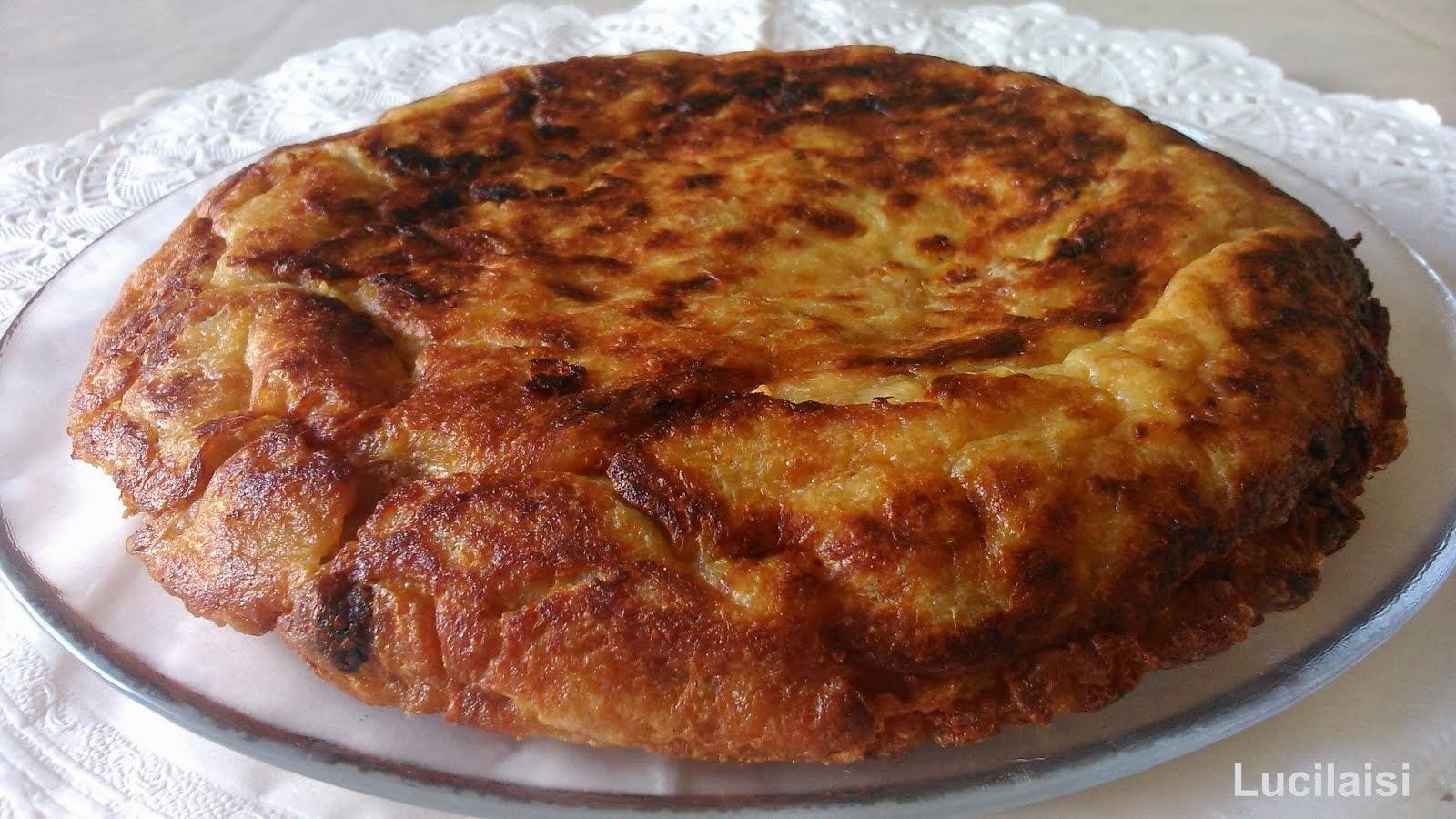 Tortilla de pan, canela y pasas