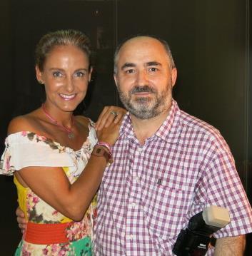 con Vicente Nadal Presentación Luxeli en Valencia