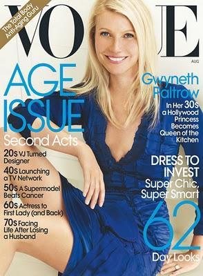 Gwyneth Paltrow, portada de Vogue USA, Agosto 2010. Conoce su apartamento de Manhattan