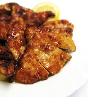 Pollo al limón estilo chino