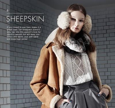 Los ocho básicos del otoño/invierno 2010, según Topshop